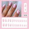 Cute French Style Sweet Cartoon Starry Sky Flower Plastic Nail Patches 1 Piece