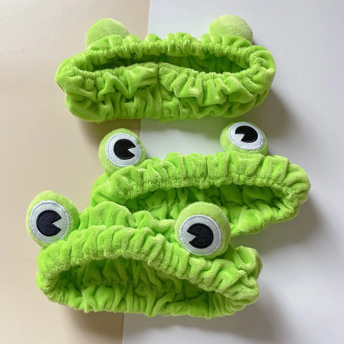 Cute Frog Coral Fleece Hair Band 1 Piece