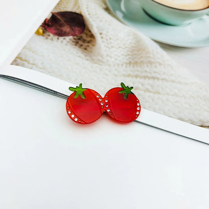 Cute Fruit Acetic Acid Sheets Carving Hair Claws