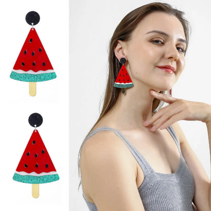 Cute Fruit Arylic Women'S Drop Earrings