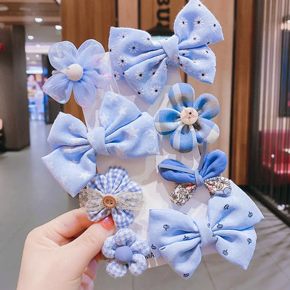 Girl'S Cute Fruit Flower Bow Knot Cloth Hair Clip