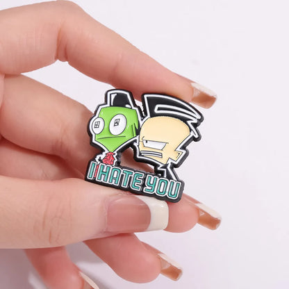 Cute Funny Animal Cartoon Character Alloy Plating Unisex Brooches