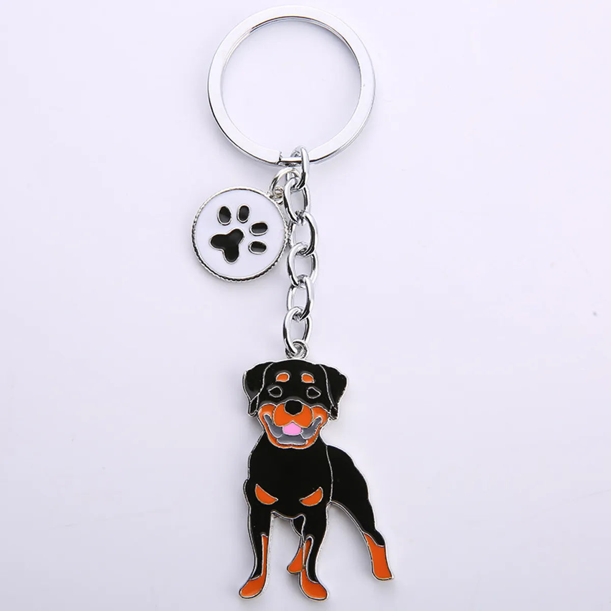 Cute Funny Dog Metal Unisex Keychain