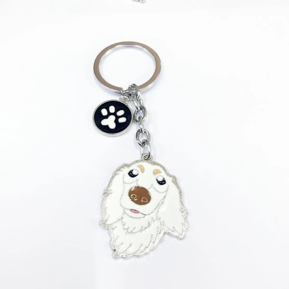 Cute Funny Dog Metal Unisex Keychain