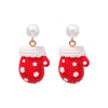 Cute Geometric Alloy Plating Rhinestones Women'S Earrings 1 Pair