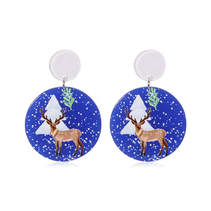 Cute Geometric Arylic Women'S Earrings 1 Pair