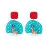 Cute Geometric Arylic Women'S Earrings 1 Pair