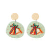 Cute Geometric Arylic Women'S Earrings 1 Pair