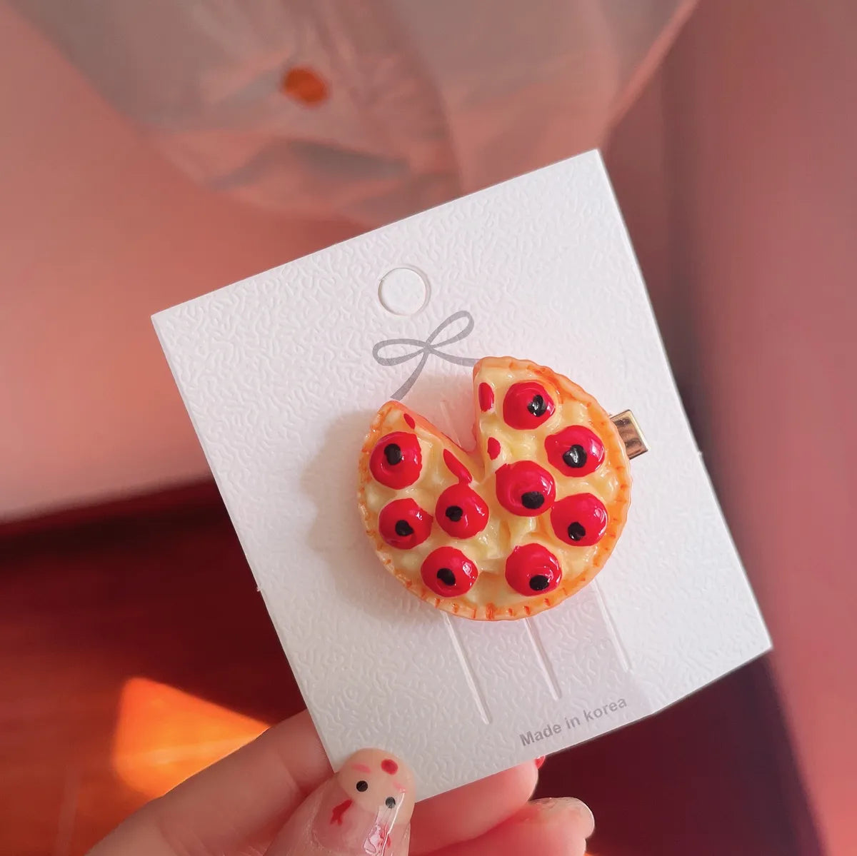 Cute Gingerbread Resin Hair Clip 1 Piece