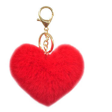 Cute Heart Shape Alloy Women'S Keychain