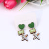 Cute Heart Shape Pencil Arylic Women'S Drop Earrings