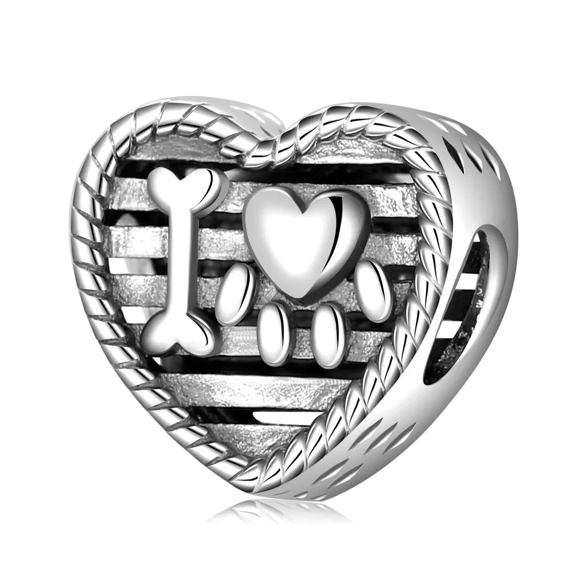 S925 Silver Heart Shape