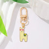 Cute Korean Style Alpaca Alloy Asymmetrical Bag Pendant Keychain