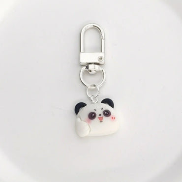 Cute Lady Sweet Panda Sheep Alloy Bag Pendant Keychain