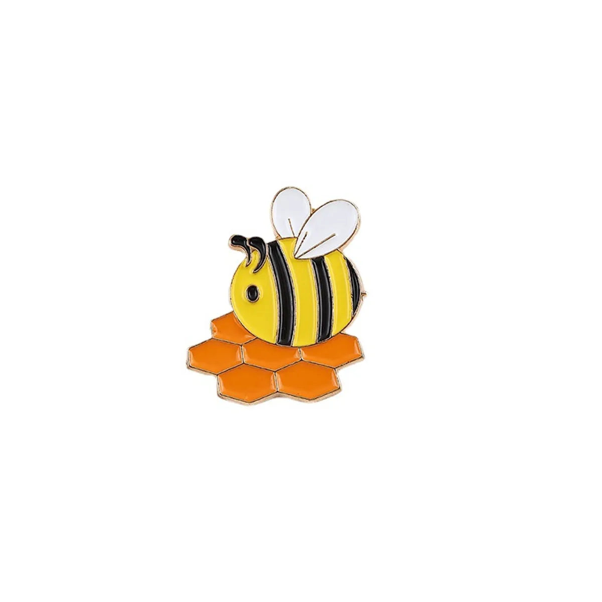 Cute Letter Bee Alloy Enamel Unisex Brooches