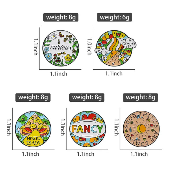 Cute Letter Flower Alloy Plating Unisex Brooches