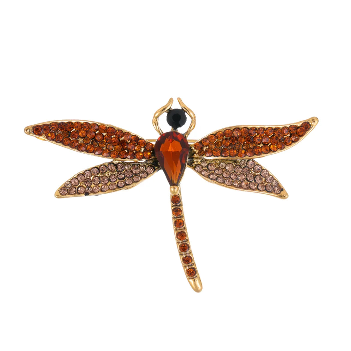 Cute Luxurious Animal Plant Arrow Alloy Inlay Rhinestones Women'S Brooches