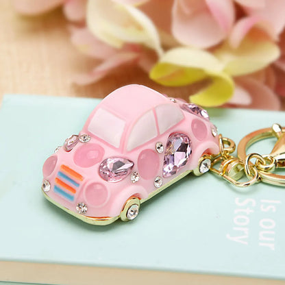 Cute Motorcycle Car Airplane Alloy Unisex Keychain