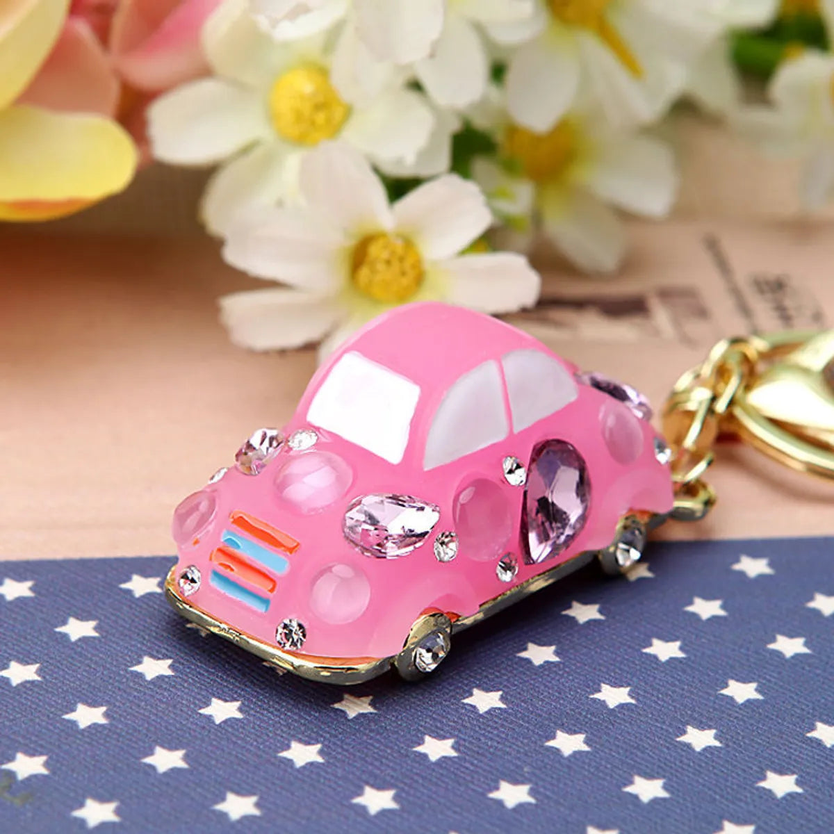 Cute Motorcycle Car Airplane Alloy Unisex Keychain