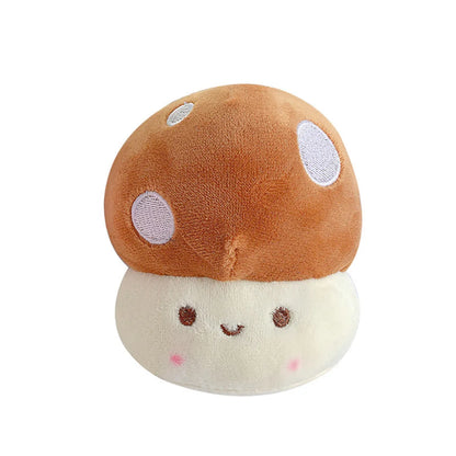 Cute Mushroom Pp Cotton Unisex Bag Pendant Keychain