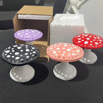 Cute Mushroom Resin Jewelry Display