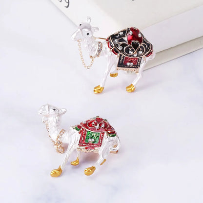 Cute Novelty Streetwear Animal Alloy Inlay Artificial Gemstones Women'S Brooches