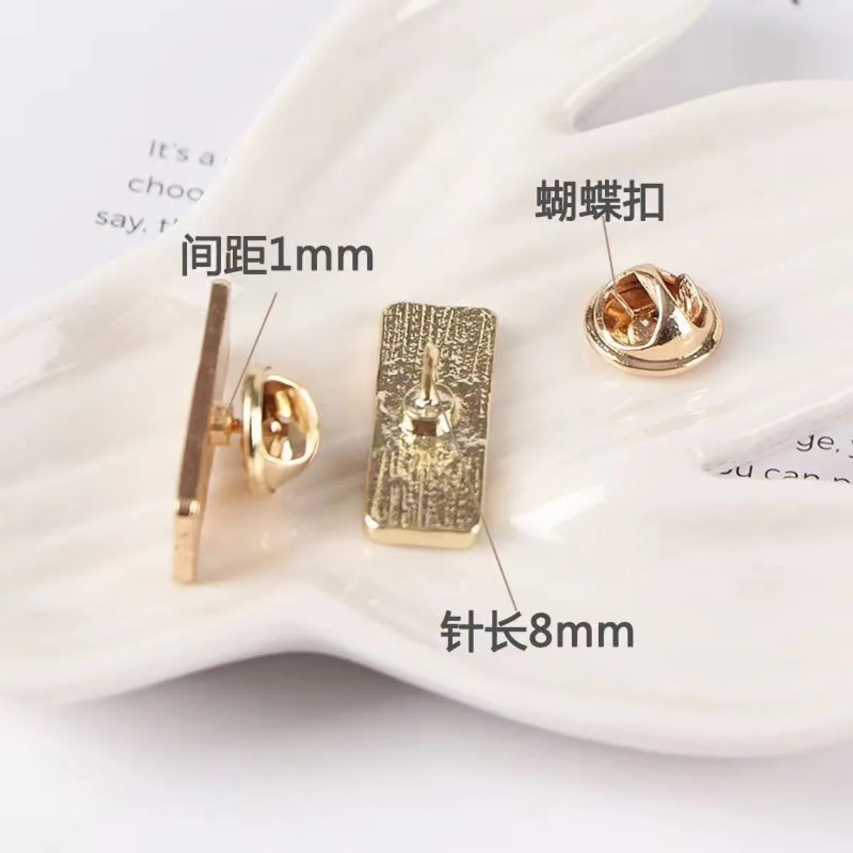 Cute Number Alloy Stoving Varnish Unisex Brooches 1 Piece