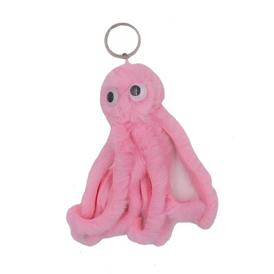 Cute Octopus Alloy Sewing Unisex Keychain 1 Piece