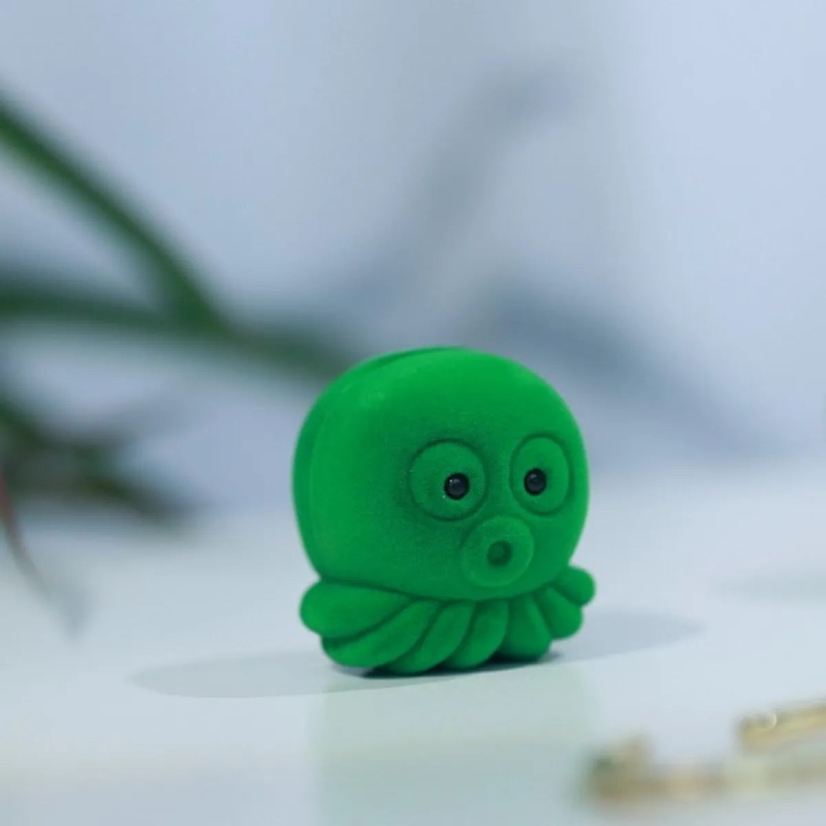 Cute Octopus Plastic + Flocking Jewelry Boxes