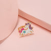 Cute Open Butterfly Ring For Children And Women Adjustable Fun Cartoon Jewelry Alloy Dripping Oil