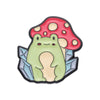 Cute Pastoral Cartoon Mushroom Frog Alloy Plating Unisex Brooches