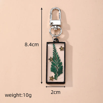 Cute Pastoral Simple Style Flower Alloy Resin Keychain