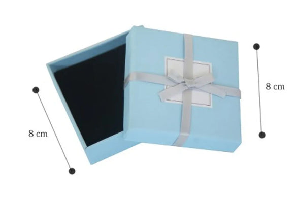 Cute Pastoral Solid Color Paper Jewelry Boxes