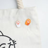 Cute Paw Print Alloy Stoving Varnish Unisex Brooches