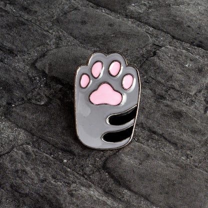 Cute Paw Print Alloy Stoving Varnish Unisex Brooches