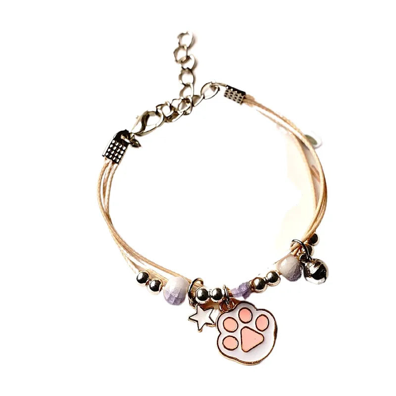 Cute Paw Print Alloy Women'S Bracelets 1 Piece