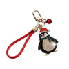 Cute Penguin Christmas Keychain In Zinc Alloy Stylish Animal Bag Charm Accessory For Bags And Handbags