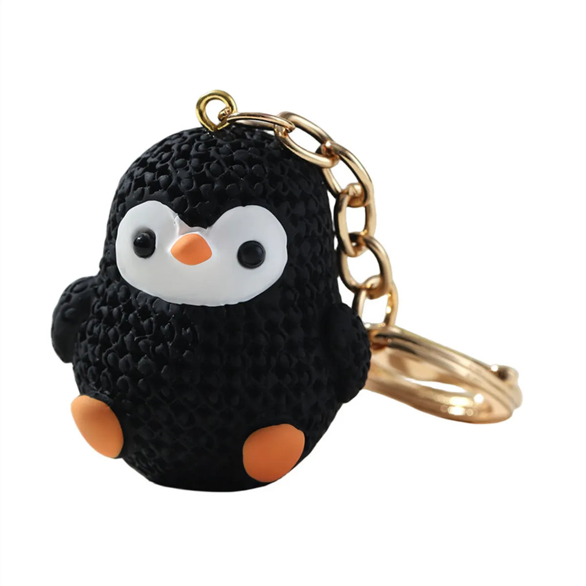 Cute Penguin Resin Women'S Bag Pendant Keychain