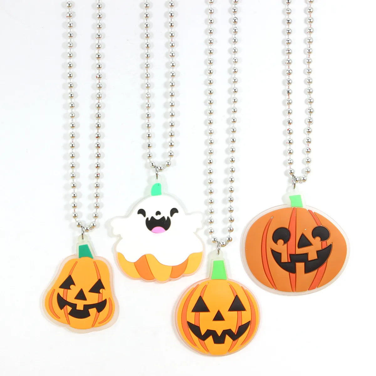 Cute Pumpkin PVC Halloween Unisex Pendant Necklace