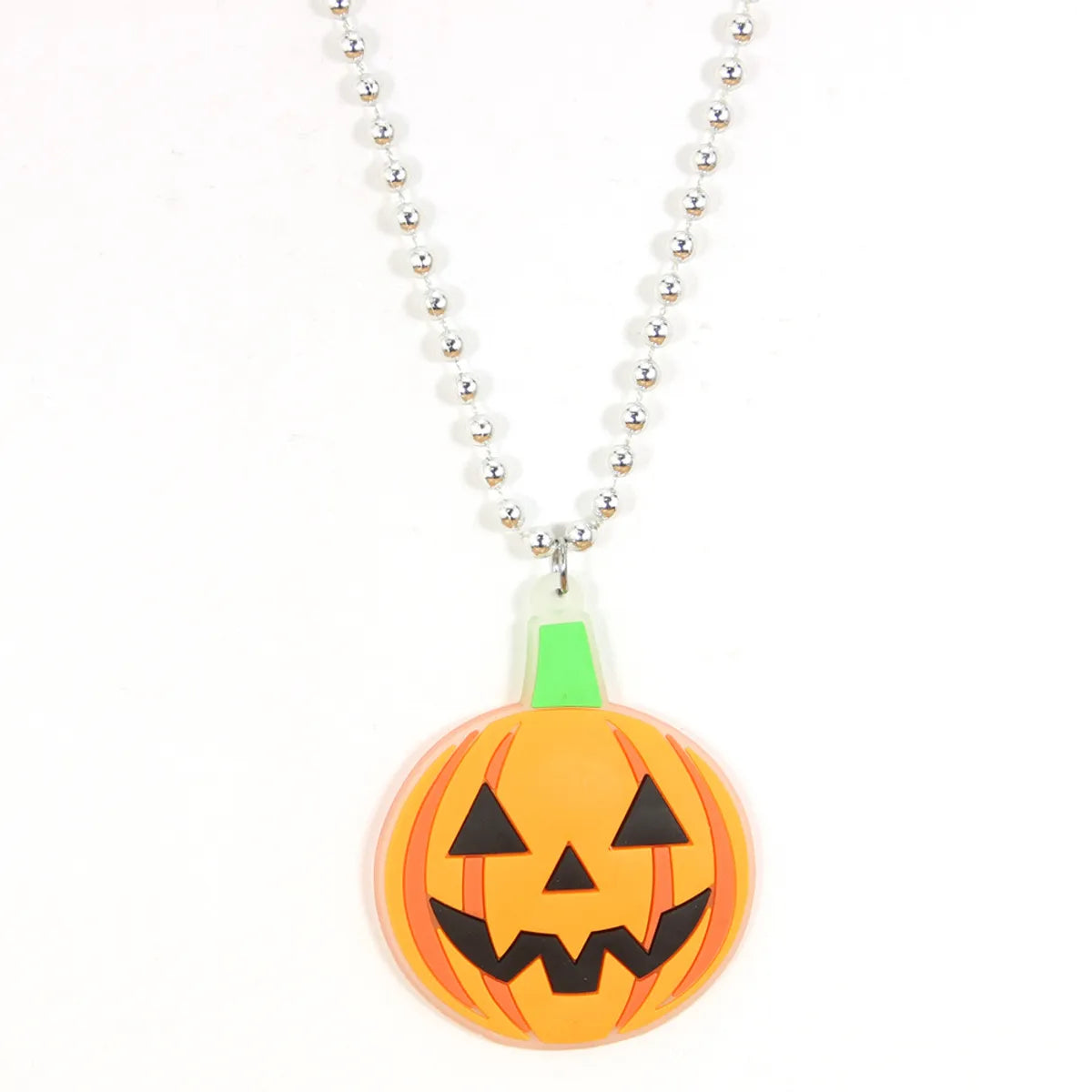 Cute Pumpkin PVC Halloween Unisex Pendant Necklace