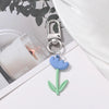 Cute Queen Bridal Floral Alloy Asymmetrical Alloy Keychain