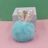 Cute Rabbit Ear Plush Bag Pendant Keychain