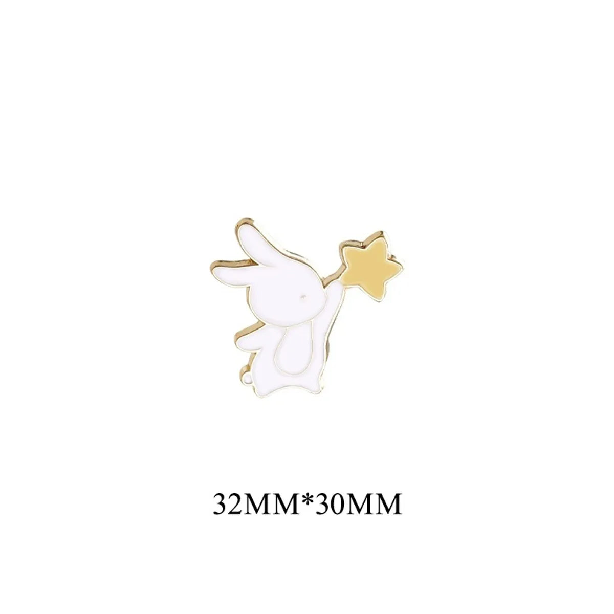 Cute Rabbit Fox Cat Alloy Enamel Couple Brooches