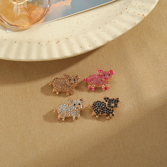 Cute Retro Animal Alloy Plating Inlay Rhinestones Women'S Brooches 1 Piece