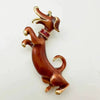 Cute Rhinestone Puppy Brooch Alloy Animal Lapel Pin For Men And Women Suit Coat Jewelry Accessory