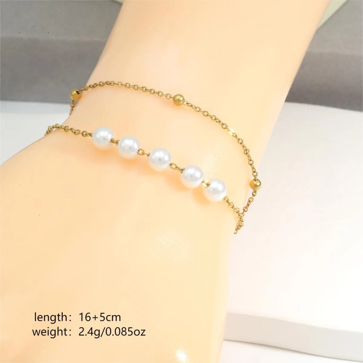 Cute Romantic Sweet Butterfly 304 Stainless Steel 18K Gold Plated Bracelets In Bulk