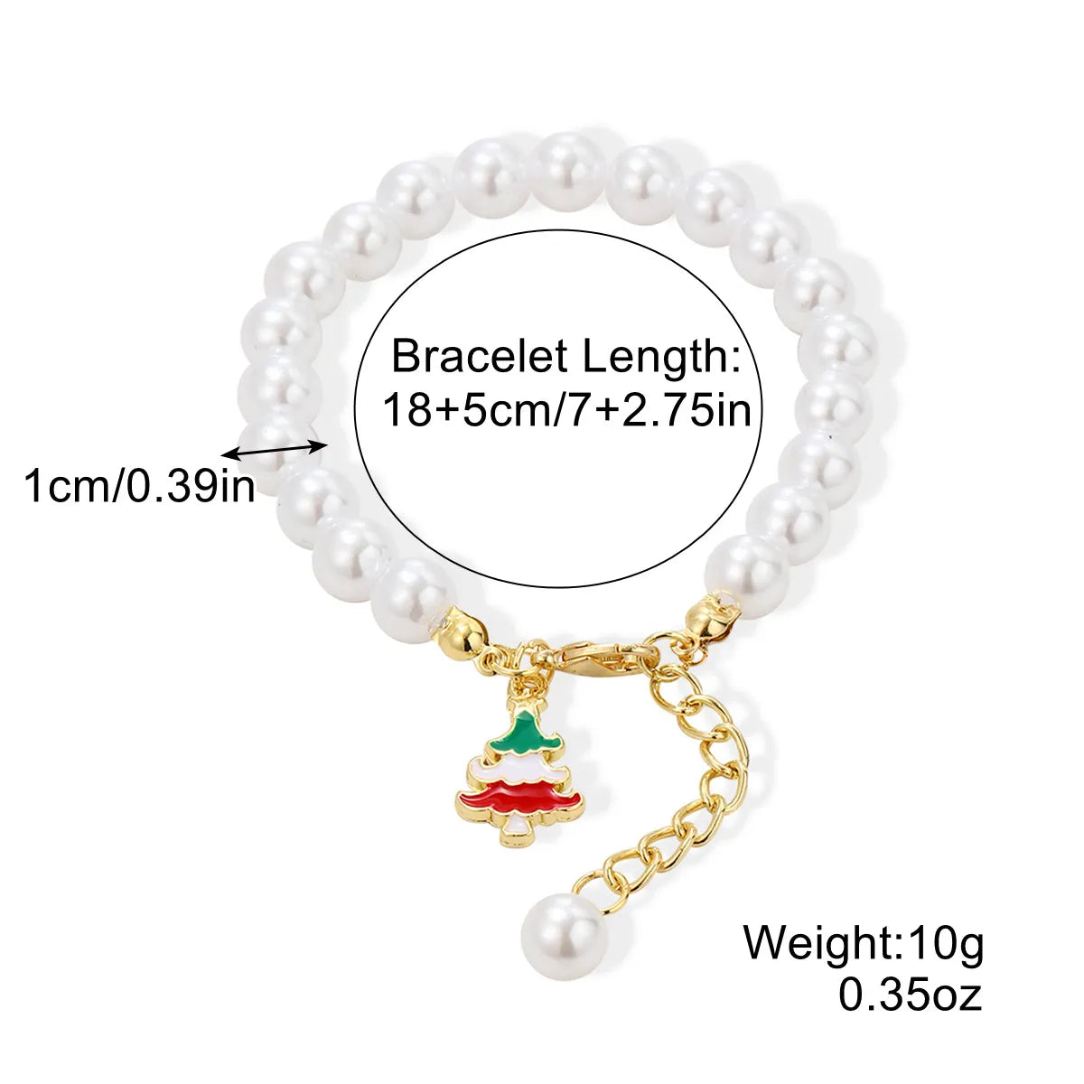 Cute Santa Claus Alloy Plating Women'S Bracelets