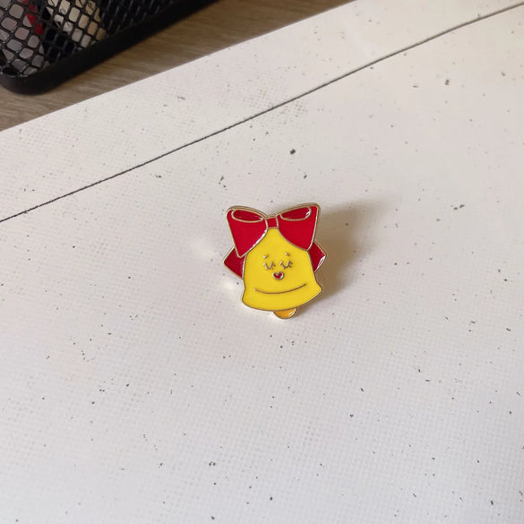 Cute Santa Claus Snowman Elk Alloy Enamel Unisex Brooches