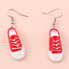 Cute Shoe Resin Enamel Drop Earrings