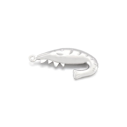 Cute Shrimp Stainless Steel Plating Jewelry Accessories